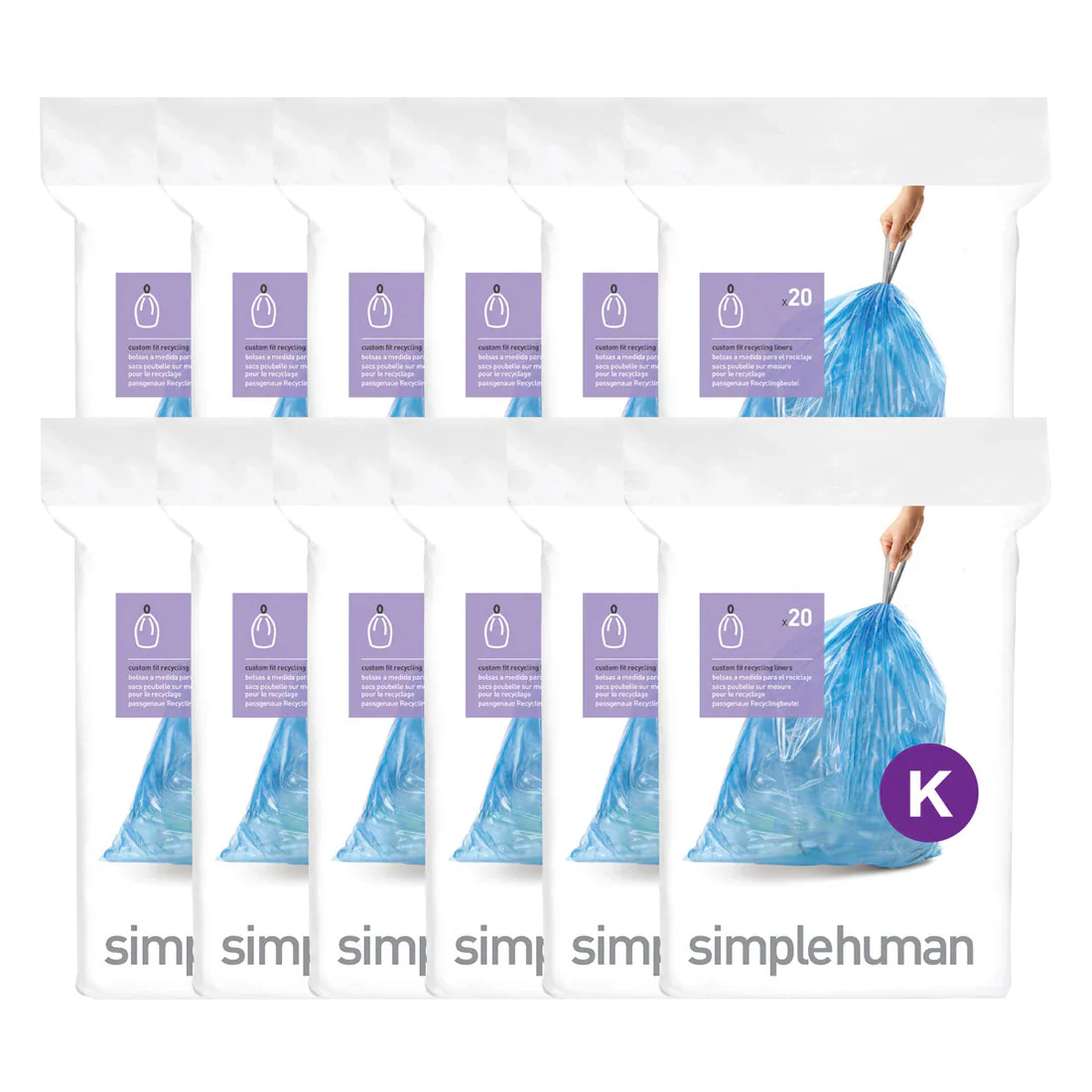 Code K Blue Recycling Custom Fit Liners - Image 5