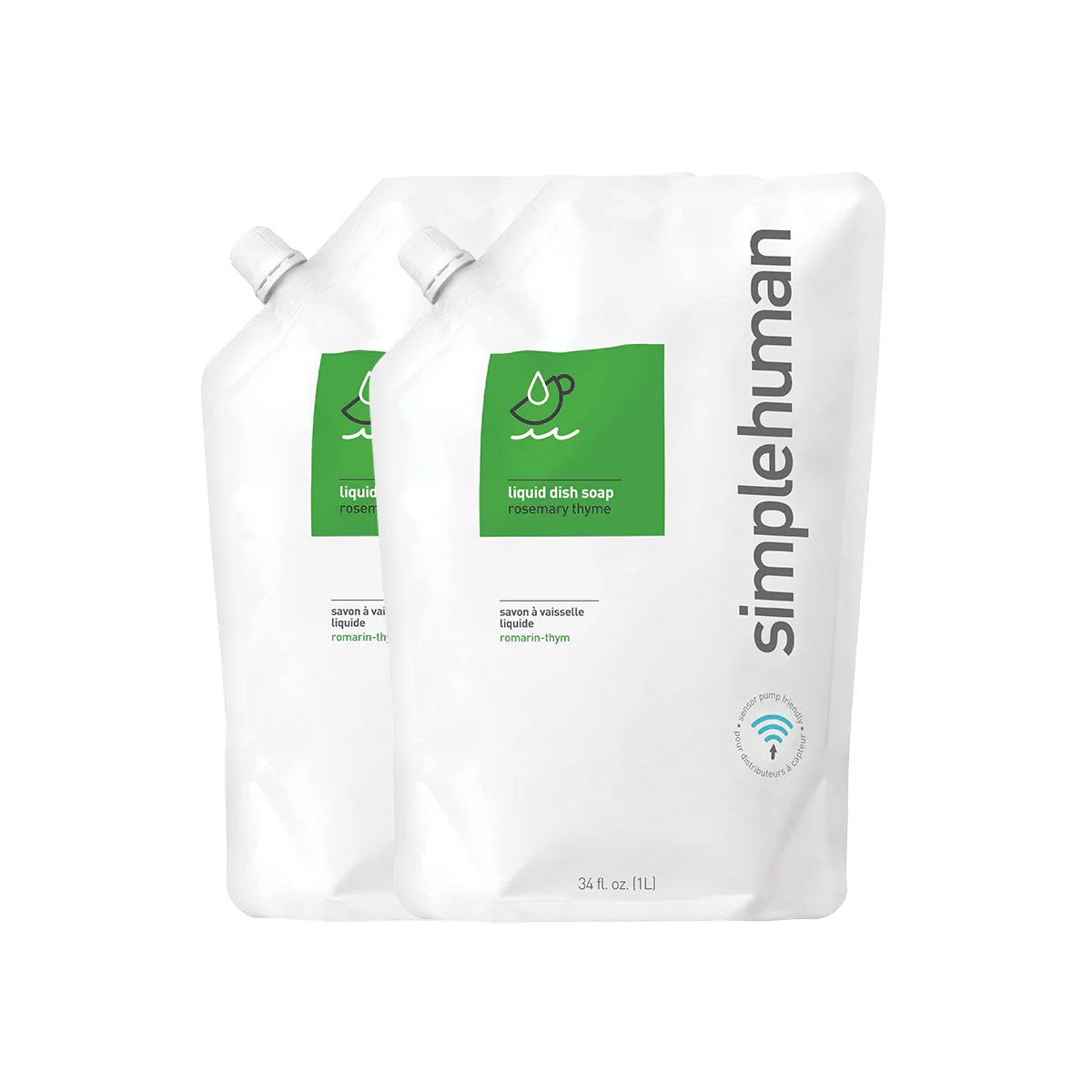 Rosemary Thyme Liquid Dish Soap Refill Pouch - Image 5