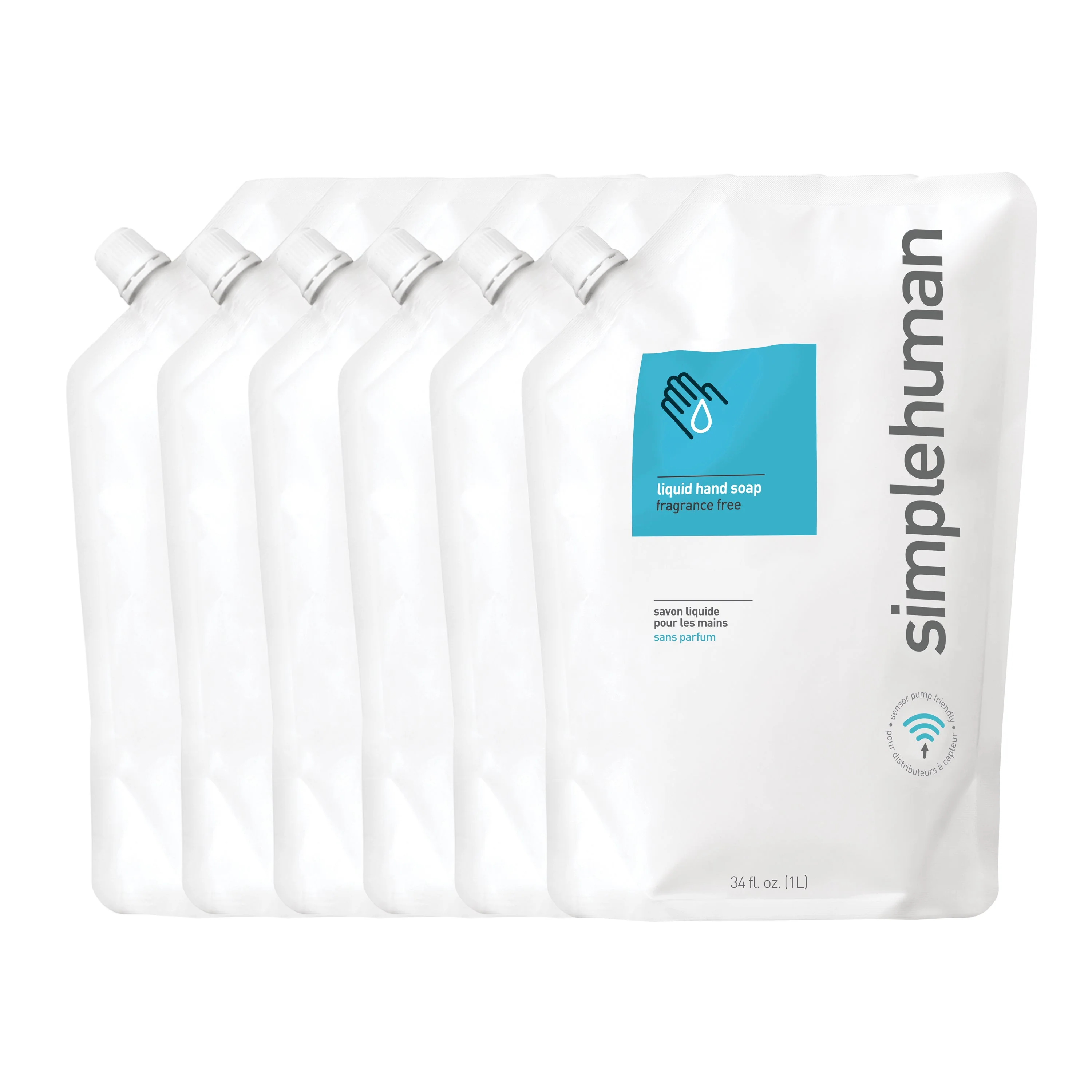 Fragrance Free Liquid Hand Soap Refill Pouch - Image 4