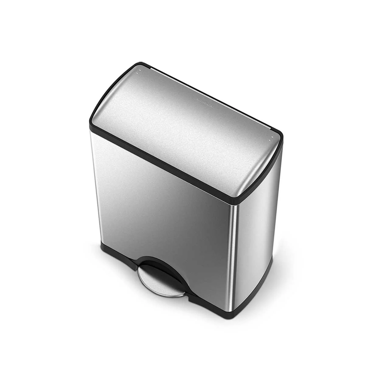 46L Dual Compartment Rectangular Step Can - Image 3