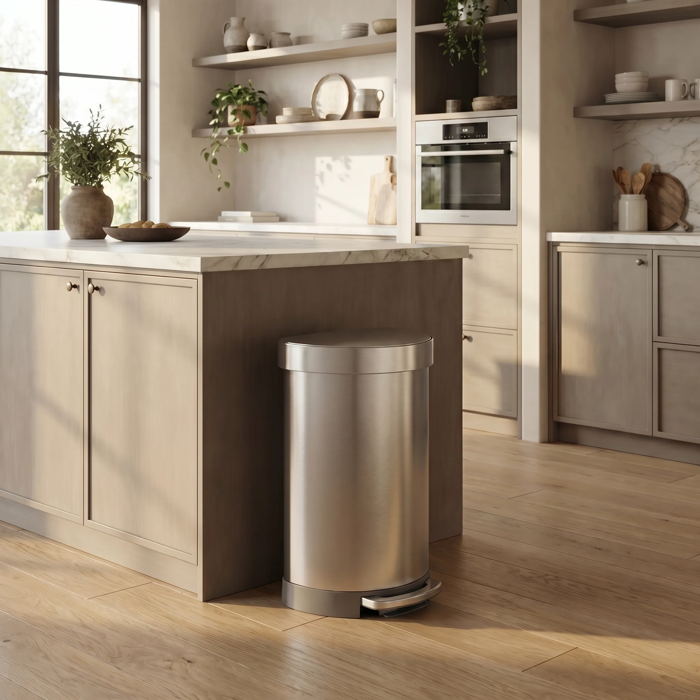 45L Semi-Round Step Can with Liner Rim - Image 7