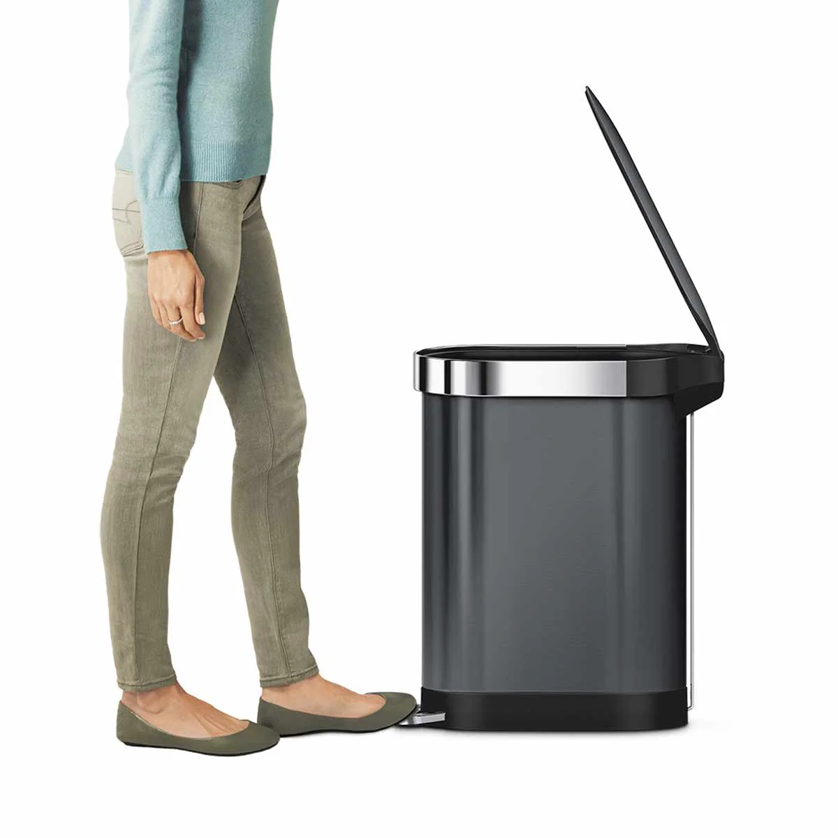 45L Slim Step Can with Liner Rim - Image 11