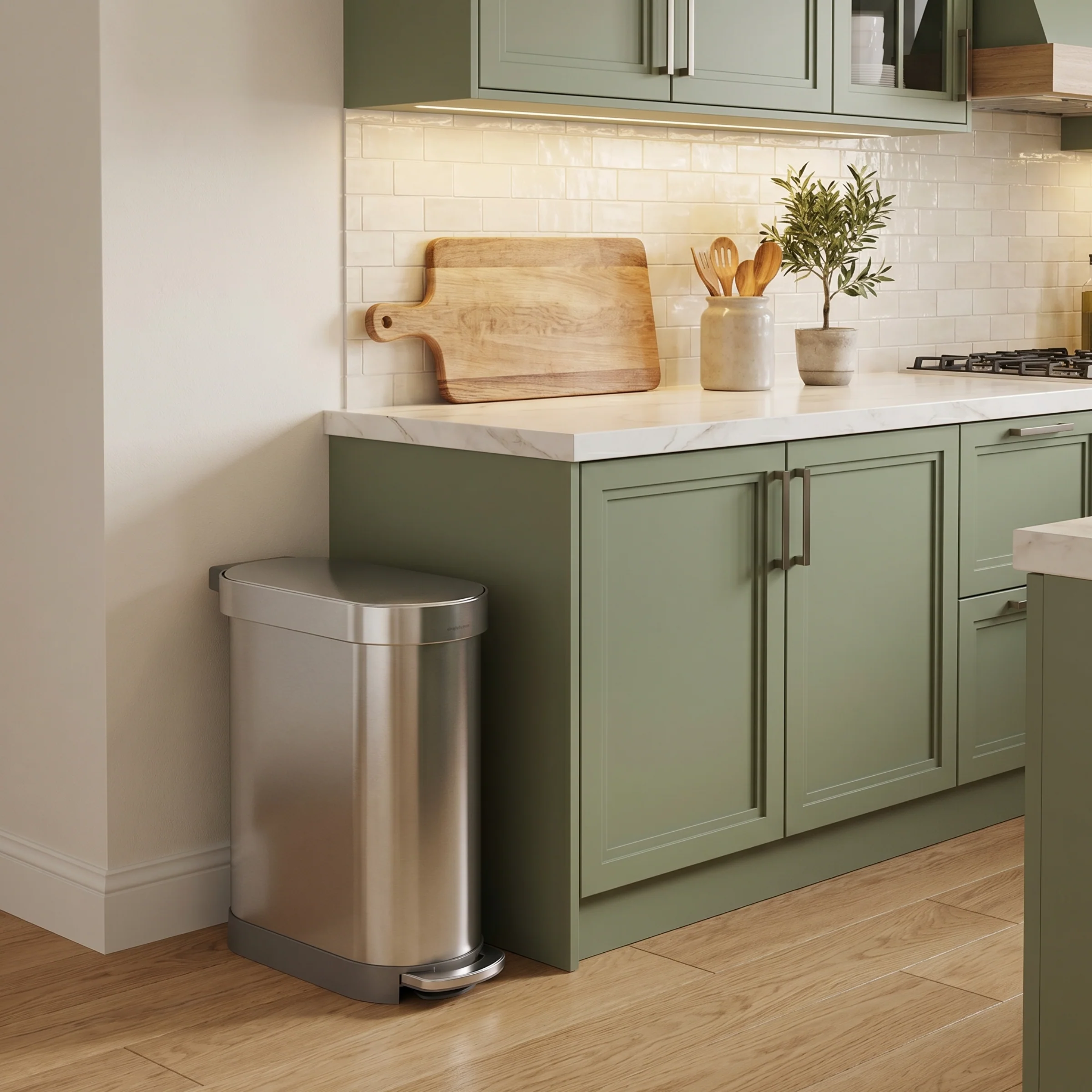 45L Slim Step Can with Liner Rim - Image 5